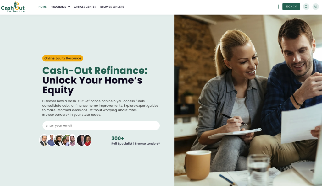 Cash-outRefinance.com Tools